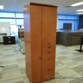 Medium Maple 2 Door 4 Drawer Wardrobe Storage Cabinet